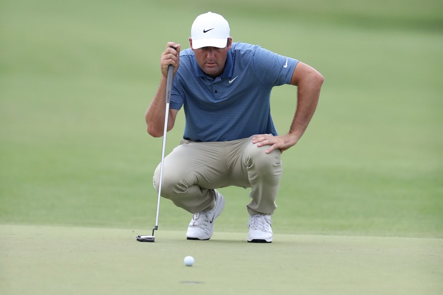 Scottie Scheffler stopped using a line on his golf ball.