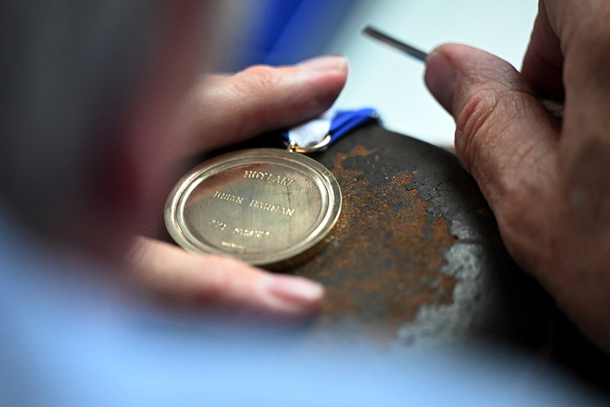 The Open champion receives a gold medal.