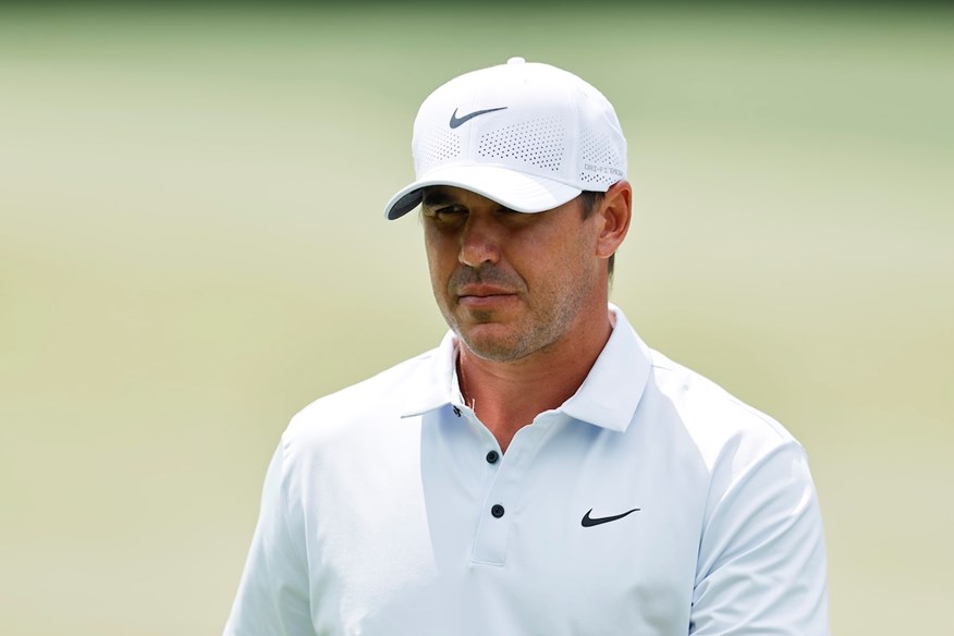 Brooks Koepka smashed a tee marker before withdrawing from LIV Golf Dallas at Maridoe Golf Club.