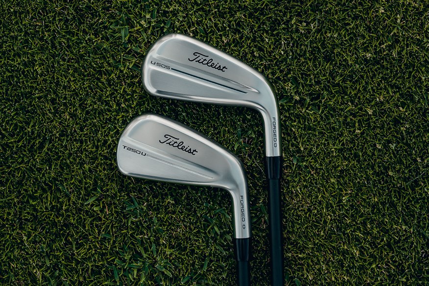 There are two models in the 2025 Titleist Utility iron range: the T250U and the U505