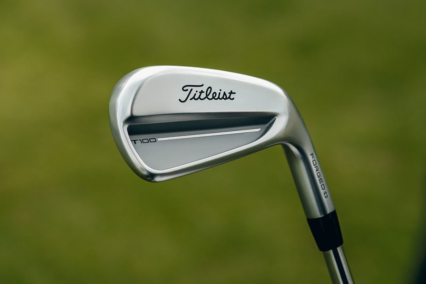 The 2025 Titleist T100 iron features some new technology