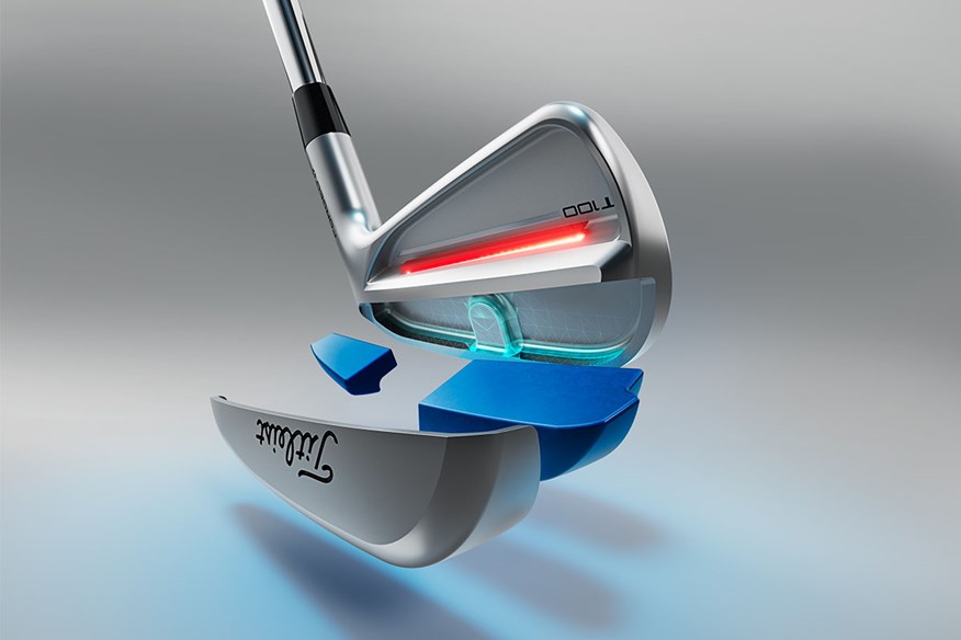 The internal technology of the Titleist T100 iron