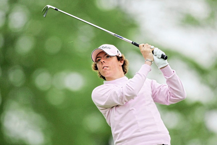 Rory McIlroy at the Nissian Irish Open in 2005