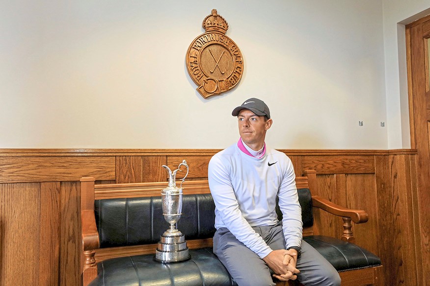 Rory McIlroy with the Claret Jug