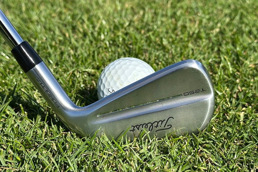 Built from the ground up, the Titleist T250 irons are packed with tech.