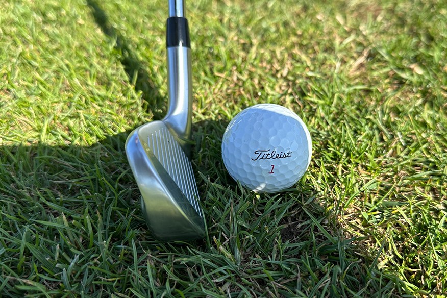 Titleist have removed the rear plastic badge from the 2025 T-Series irons, instead creating an access point via the toe.
