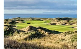 The 9th hole at Dumbarnie Links.