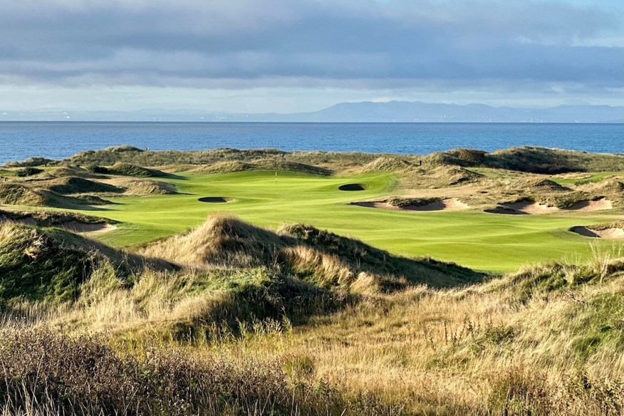 The 9th hole at Dumbarnie Links.