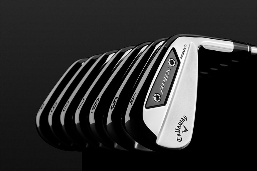 The Callaway Apex Ai150 iron is available from 3-iron to Gap Wedge