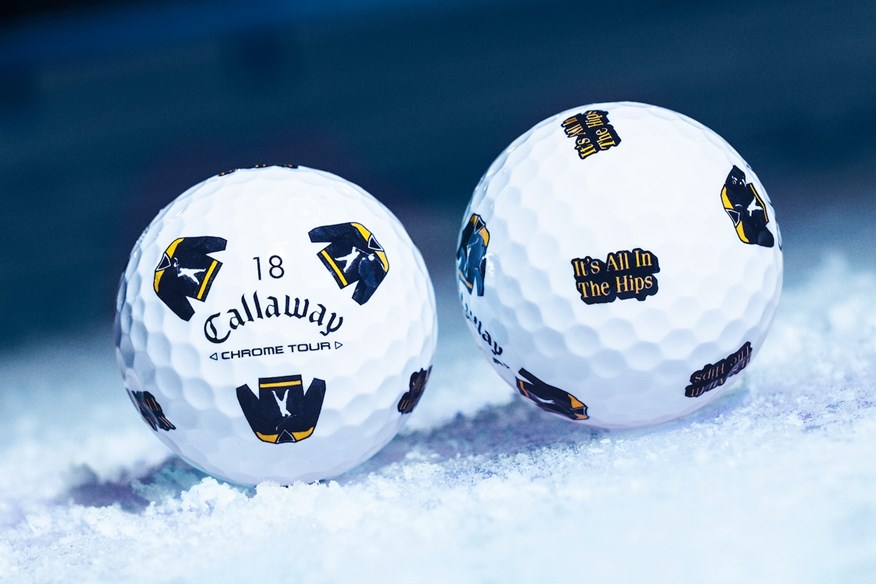 Callaway will launch limited-edition Happy Gilmore-stamped versions of their Chrome Tour golf balls.
