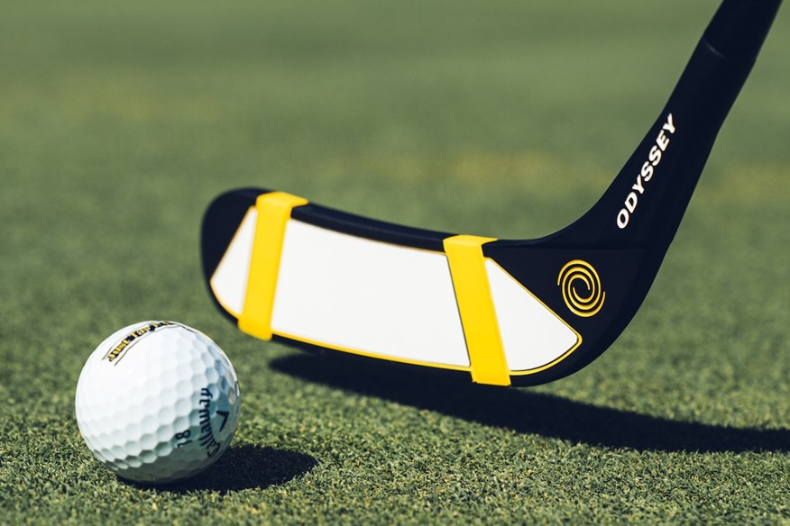 Odyssey's Happy Gilmore putter will feature a hockey stick-style face.