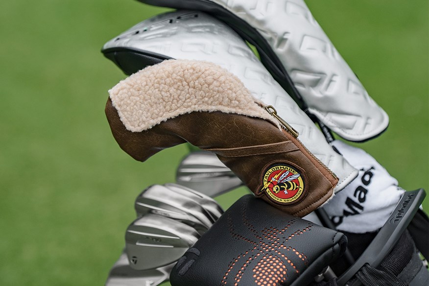 A bomber jacket headcover comes included with the TaylorMade P•UDI