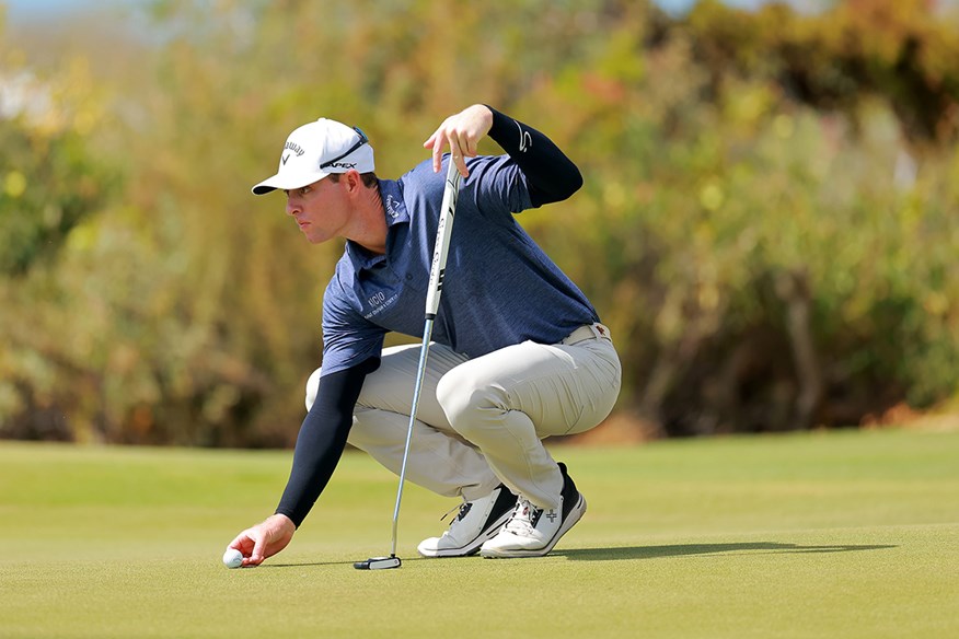 Max Greyserman has been gaming a custo Odyssey Jailbird Mini putter for the last two years.