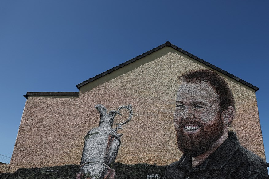 Shane Lowry mural in Portrush