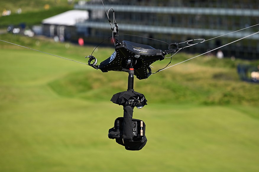 This will be the first time Spidercam has been used in golf.