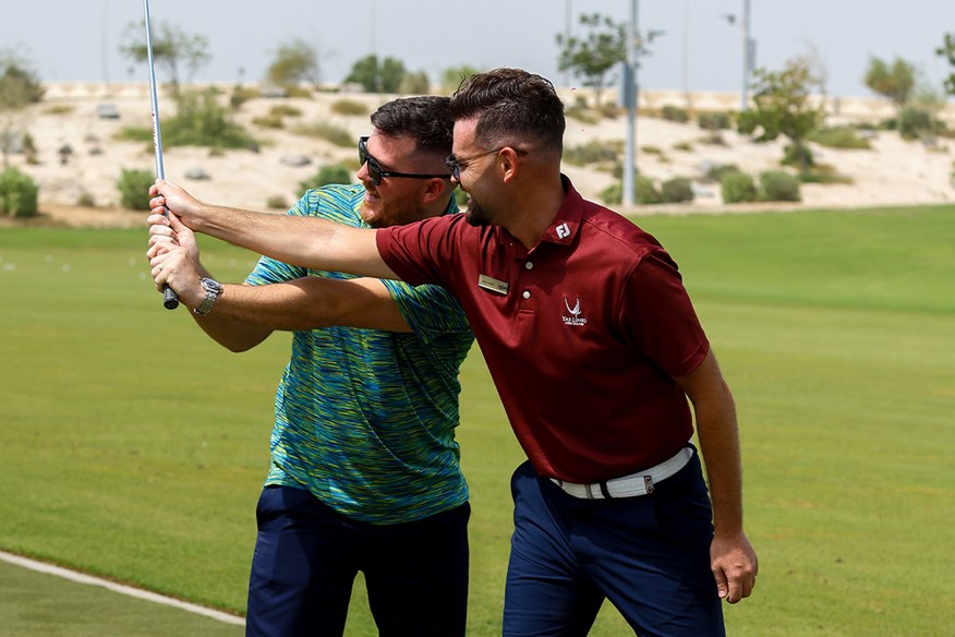 Instruction at Yas Links Academy boasts a full complement of PGA professionals