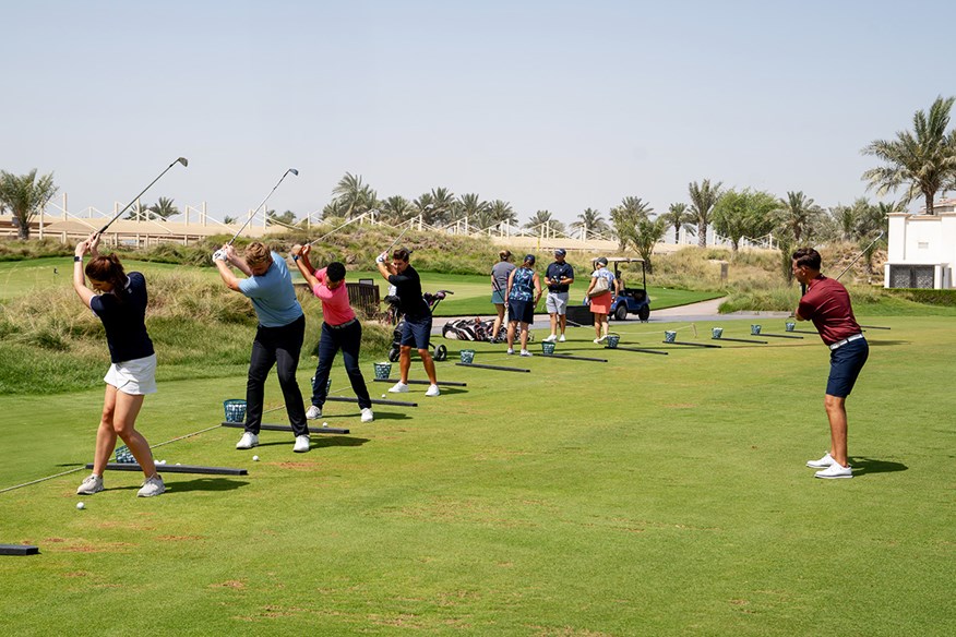 Yas Links Academy works with visitors, members, and schools within the region on providing clinics
