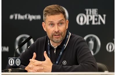 Mark Darbon, Chief Executive of the R&A, announce a couple of big changes for this year's event at Royal Portrush at the annual press conference.