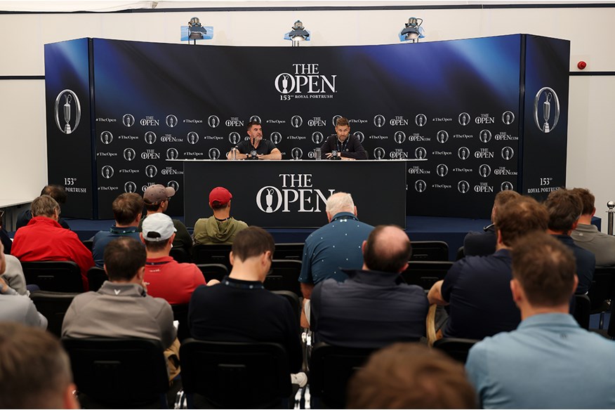 Mark Darbon, Chief Executive of the R&A, announce a couple of big changes for this year's event at Royal Portrush as the annual press conference.