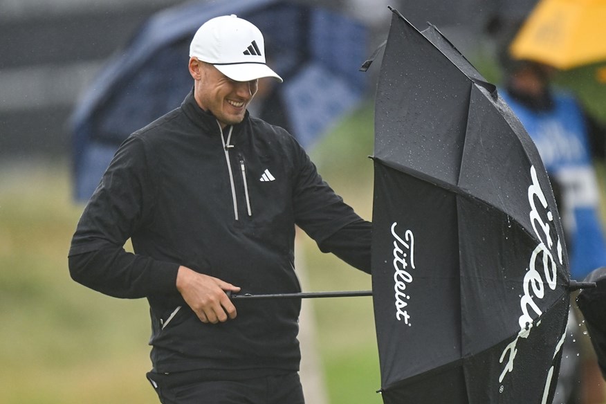 Ludvig Aberg will have a new game plan for tackling the weather at Royal Portrush.