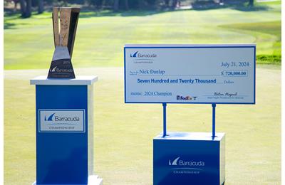 Who will win the lion's share of the Barracuda Championship prize money?