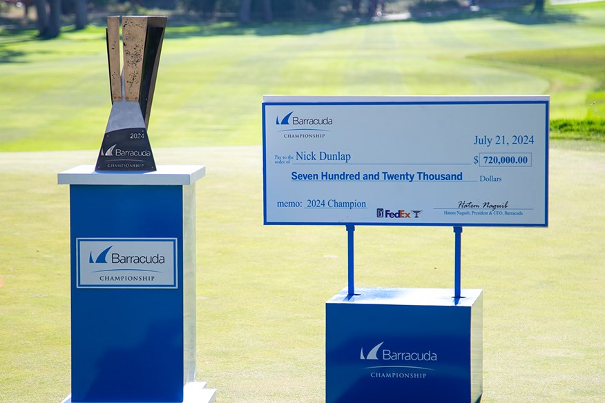 Who will win the lion's share of the Barracuda Championship prize money?