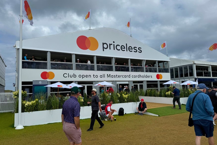 The Mastercard tent at The Open