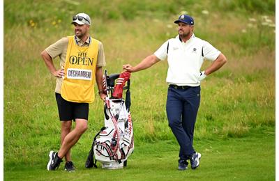 Bryson DeChambeau was put on the clock for slow play during the third round of The Open.
