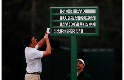 Can a female golfer tee it up in one of the men’s majors?