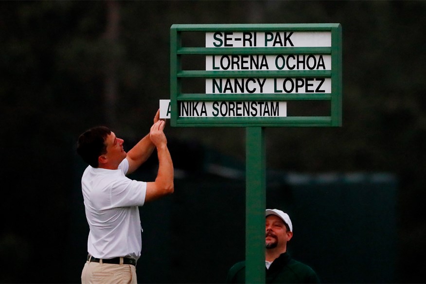 Can a female golfer tee it up in one of the men’s majors?