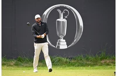 Scottie Scheffler using the TaylorMade Qi10 fairway wood at The Open
