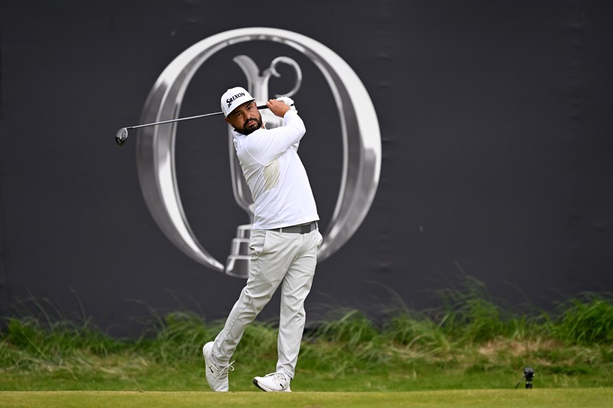 J.J. Spaun using the TaylorMade Qi10 fairway wood at The Open