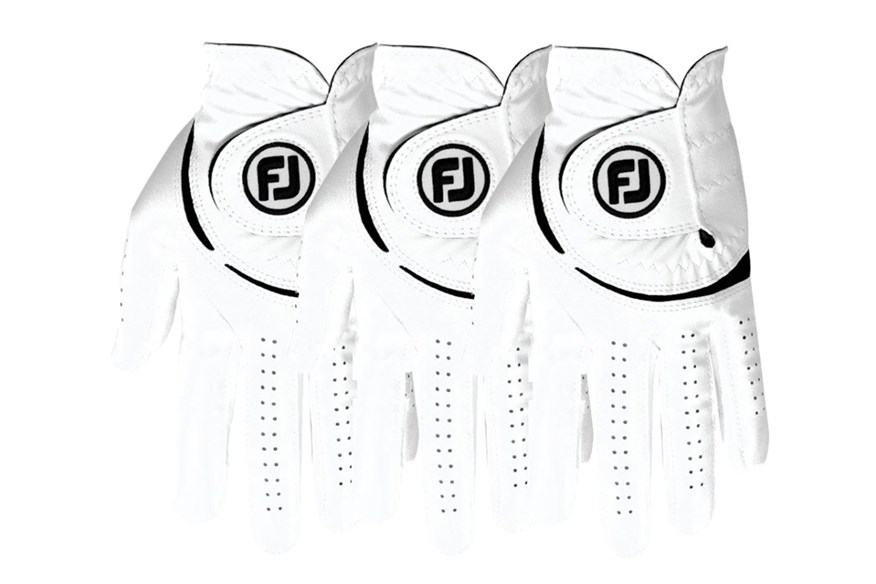 FootJoy WeatherSof Golf Gloves – White (3-Pack)