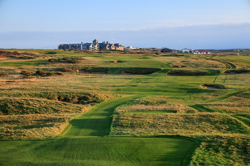 The 16th hole at Royal Porthcawl
