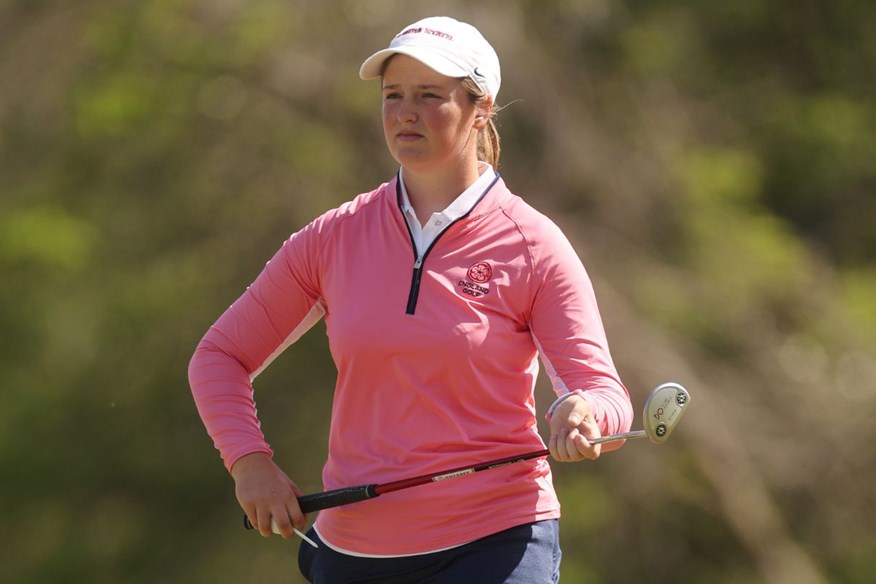 Lottie Woad uses an Odyssey White Hot OG Rossie Putter