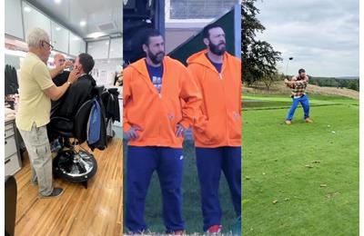 PGA Tour winner and Ryder Cup player Hunter Mahan was cast as Adam Sandler's swing double in Happy Gilmore 2.