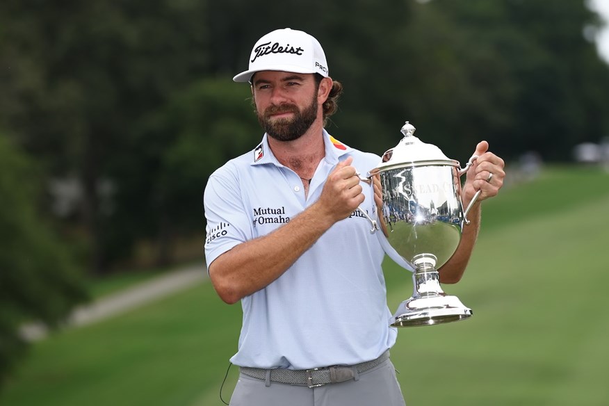 Cameron Young will take home the winner's share of the Wyndham Championship prize money.