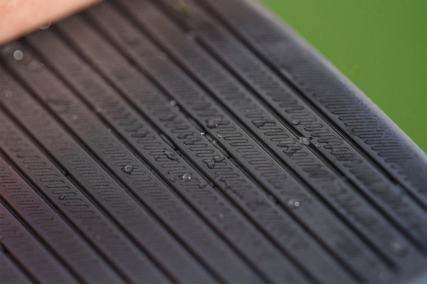 Saw milling has allowed TaylorMade to improve wet weather performance with the MG5 wedges