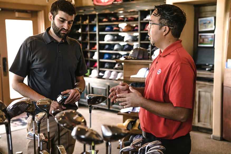 Golf shops can be a fun but also scary place.