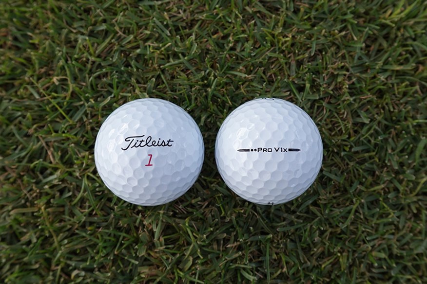 The new Titleist ProV1x prototype that Cameron Young secured victory with