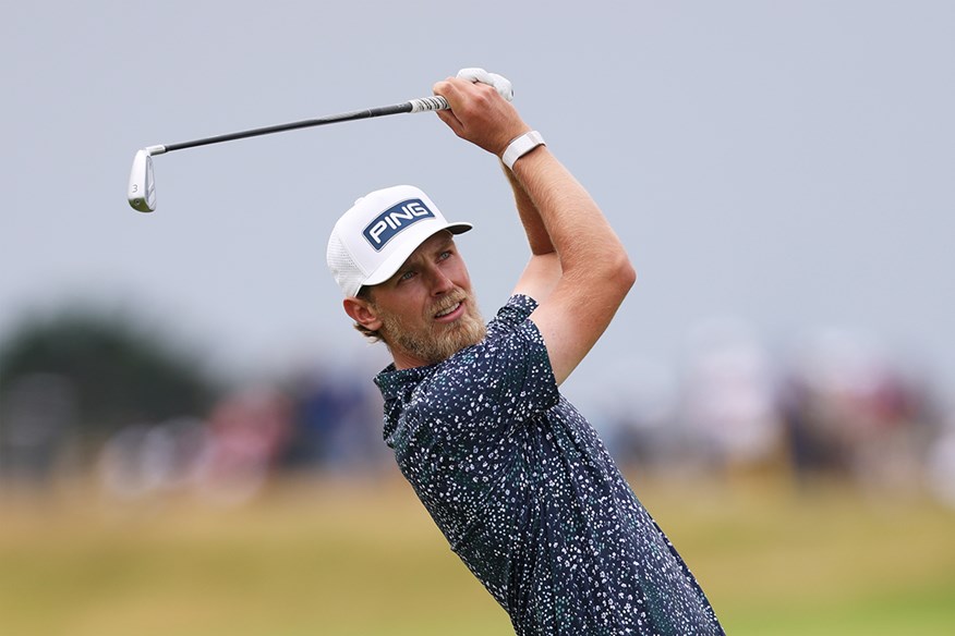 Kristoffer Reitan at the Open Championship.