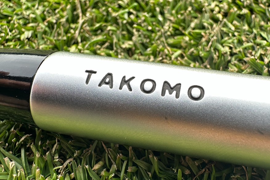 The logo stamped into the Takomo SF002 wedges