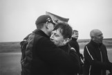 Hugs to celebrate finishing the Hagen 54.