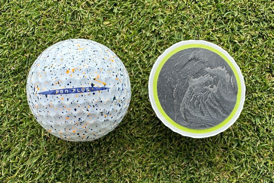 Vice Pro Plus golf ball cut through
