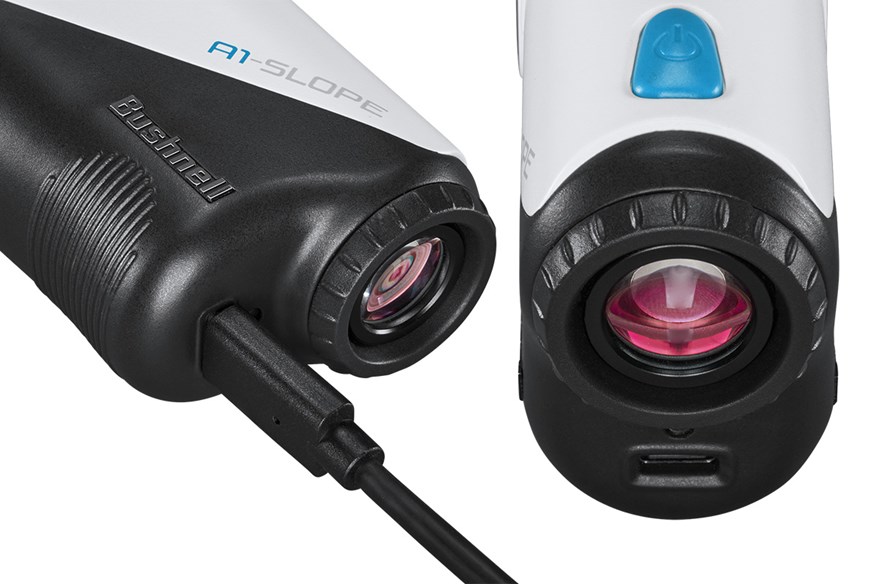 The Bushnell A1 Slope laser rangefinder is USB rechargeable