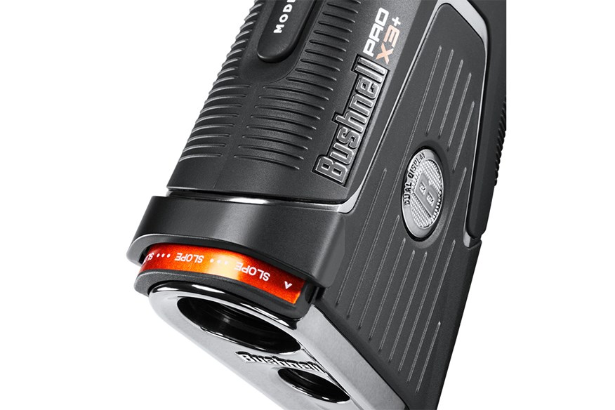 Slope functionality on the Bushnell Golf Pro X3+ rangefinder