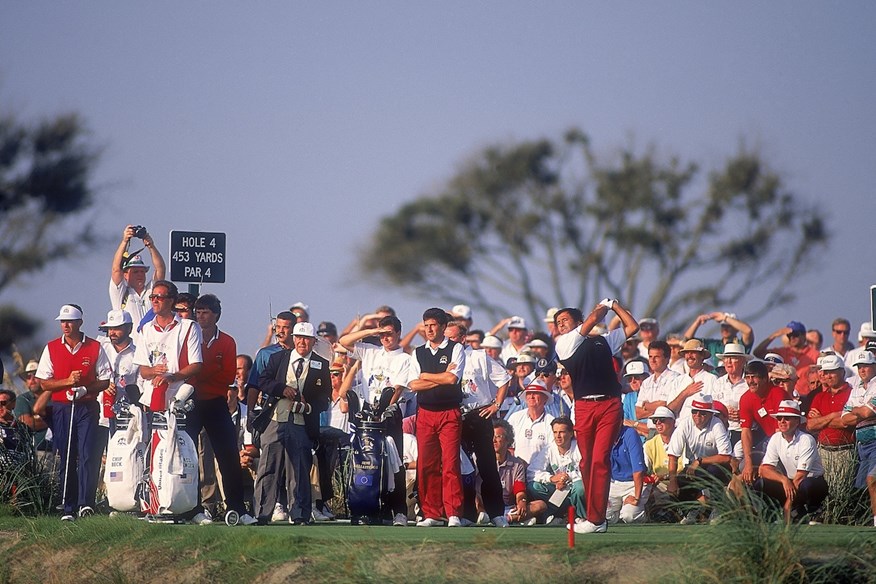 Seve Ballesteros and Paul Azinger never saw eye to eye at the Ryder Cup.