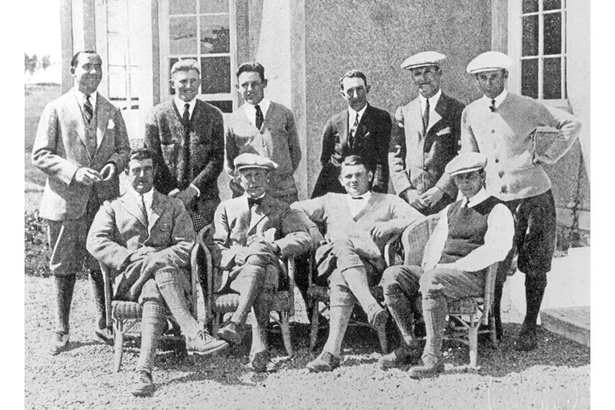 American team at Gleneagles in 1921