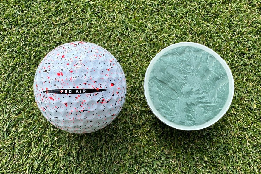 Vice Pro Air golf ball cut through