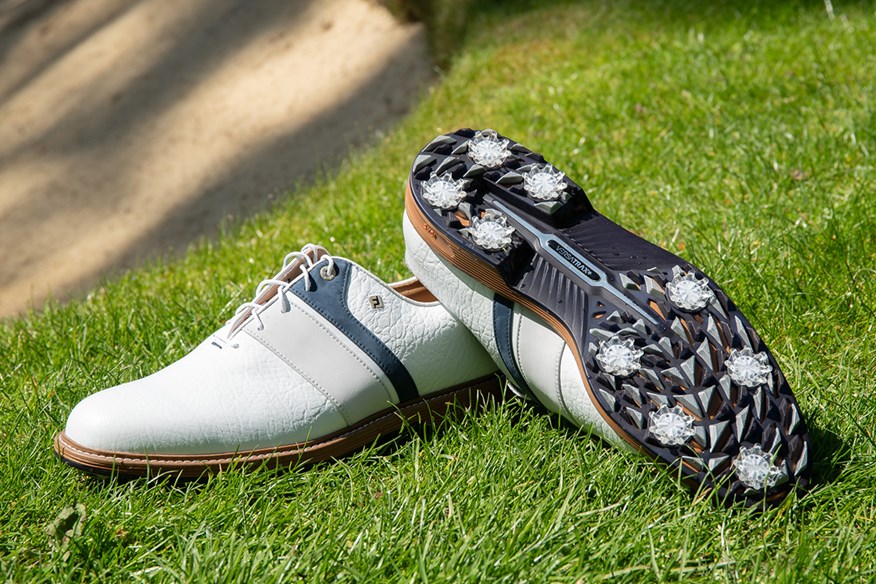 Footjoy Premiere Packard LX Shoes on grass
